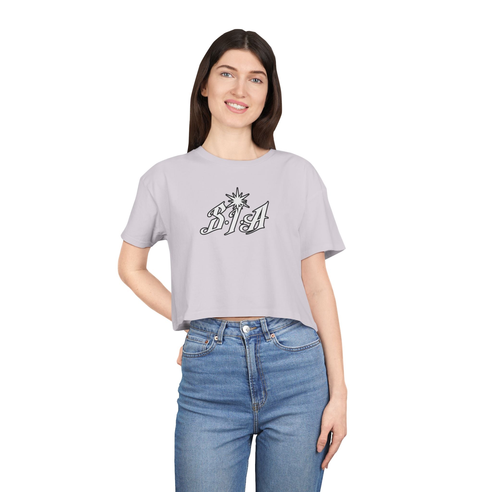 “SIA” Women's Crop Tee