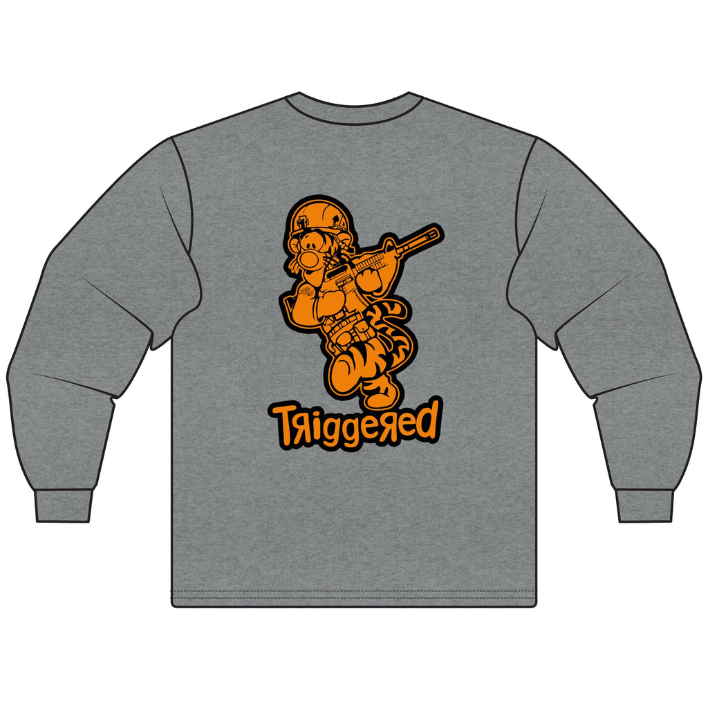 “Triggered” Long Sleeve Tee