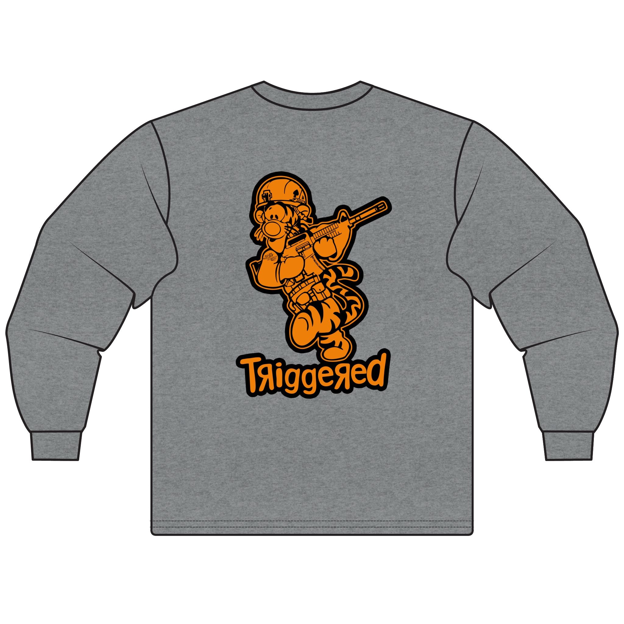 “Triggered” Long Sleeve Tee