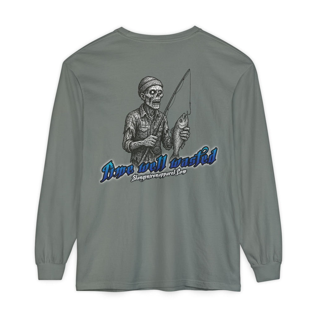 “Time Well Wasted” Fishing Tee