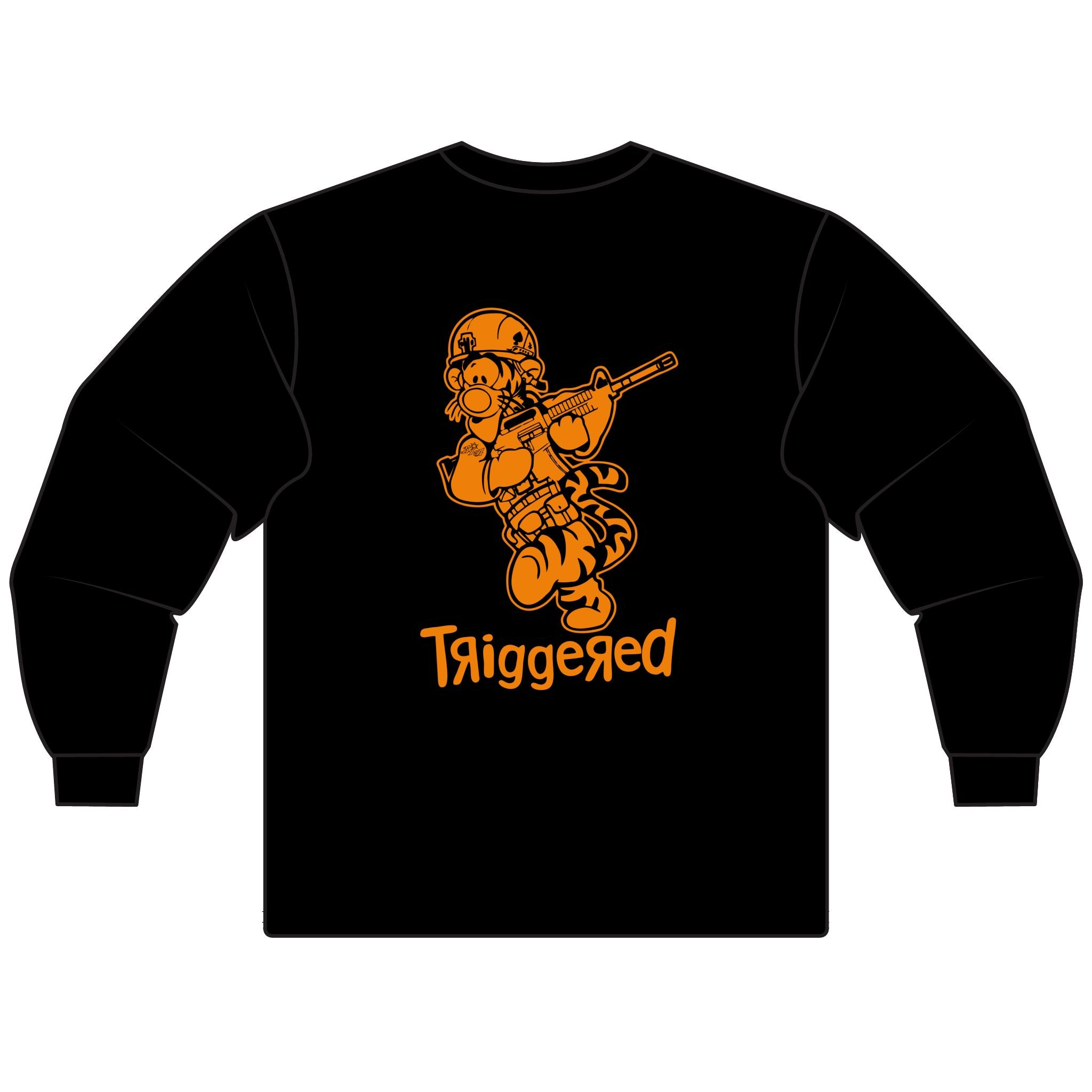 “Triggered” Long Sleeve Tee